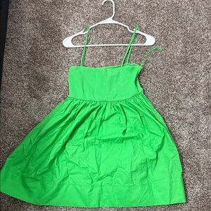 Zara Bright Green Kids Casual Dress